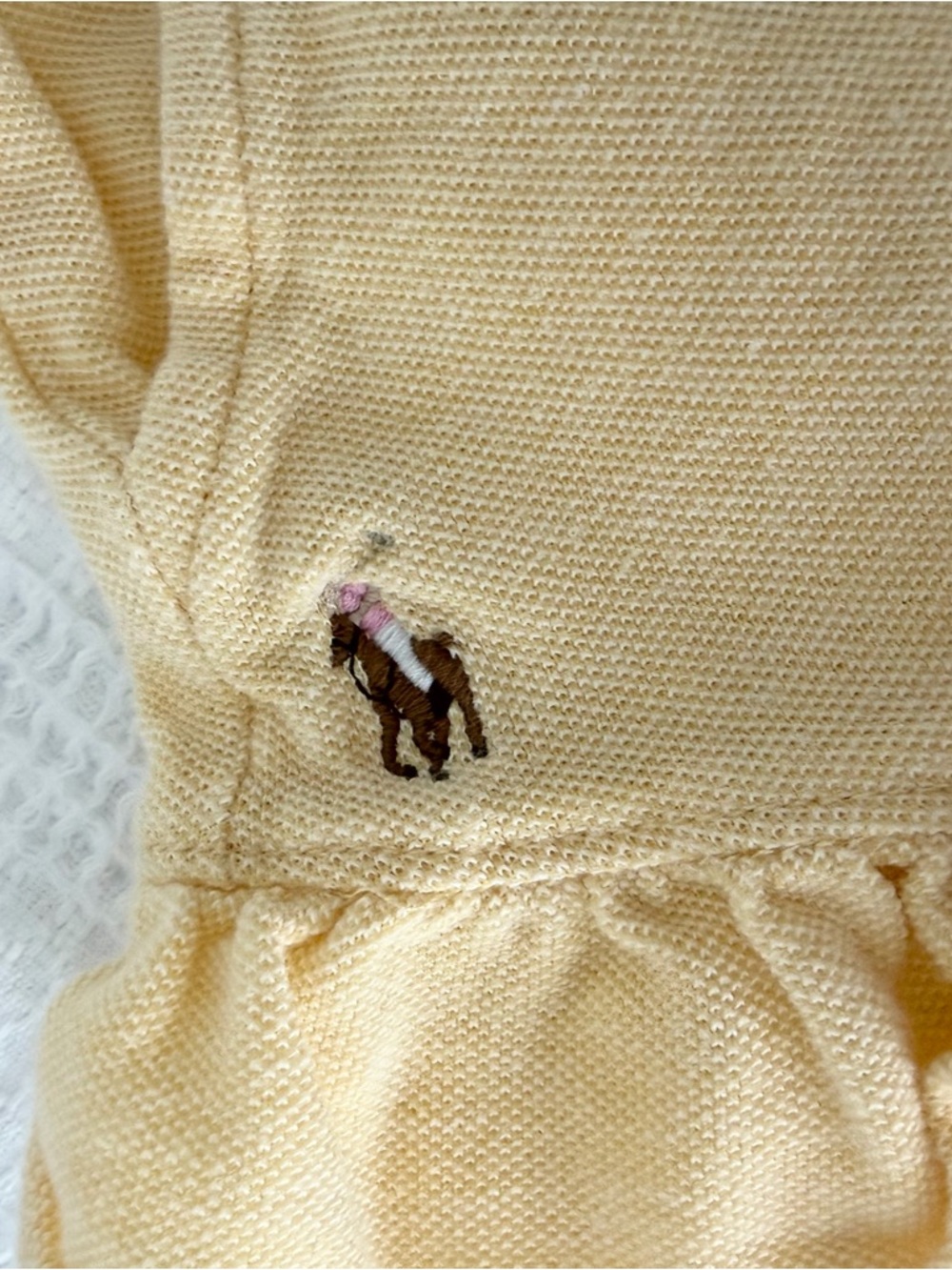 Yellow Ruffle Girls Shorts - Picture 4 of 4